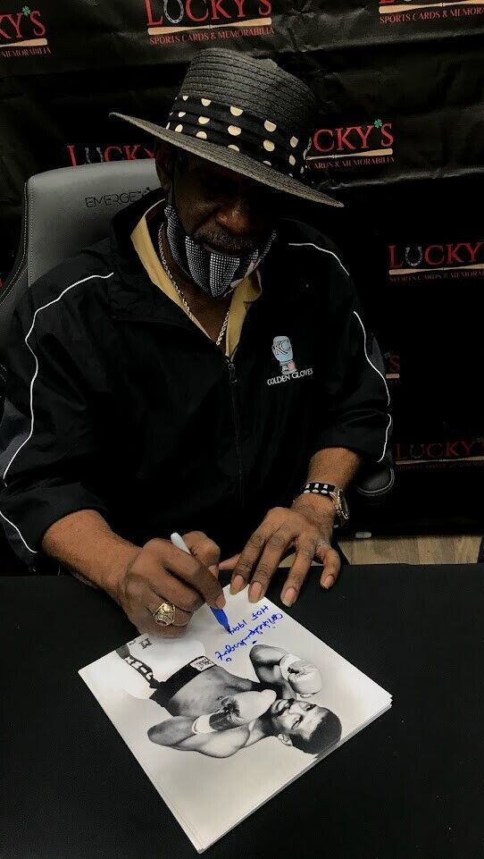 Michael Spinks "Jinx" Signed Autographed 8x10 Photo w/ HOF 1994"JSA COA #41