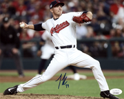 James Karinchak Signed Autographed Cleveland Indians 8x10 Photo JSA COA #10