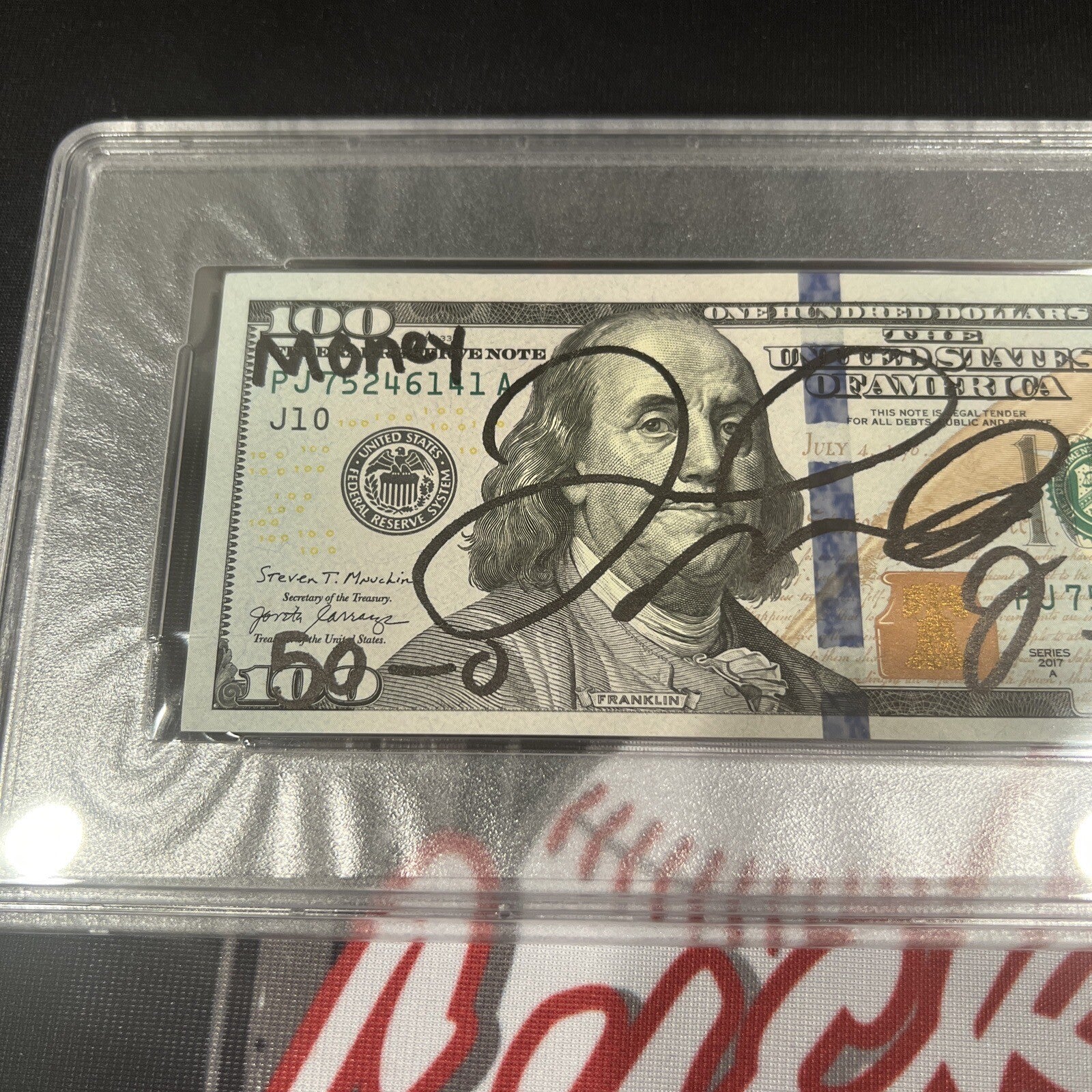 Floyd Mayweather Jr Signed $100 Bill US Currency x4 Inscriptions PSA 10 Auto L1