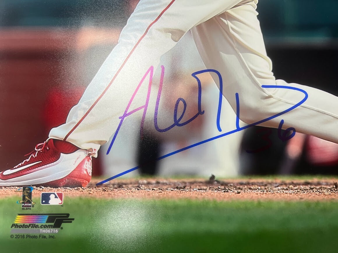 Aledmys Diaz Signed Autographed 16x20 Photo LSCM COA HOLO Cardinals PF1