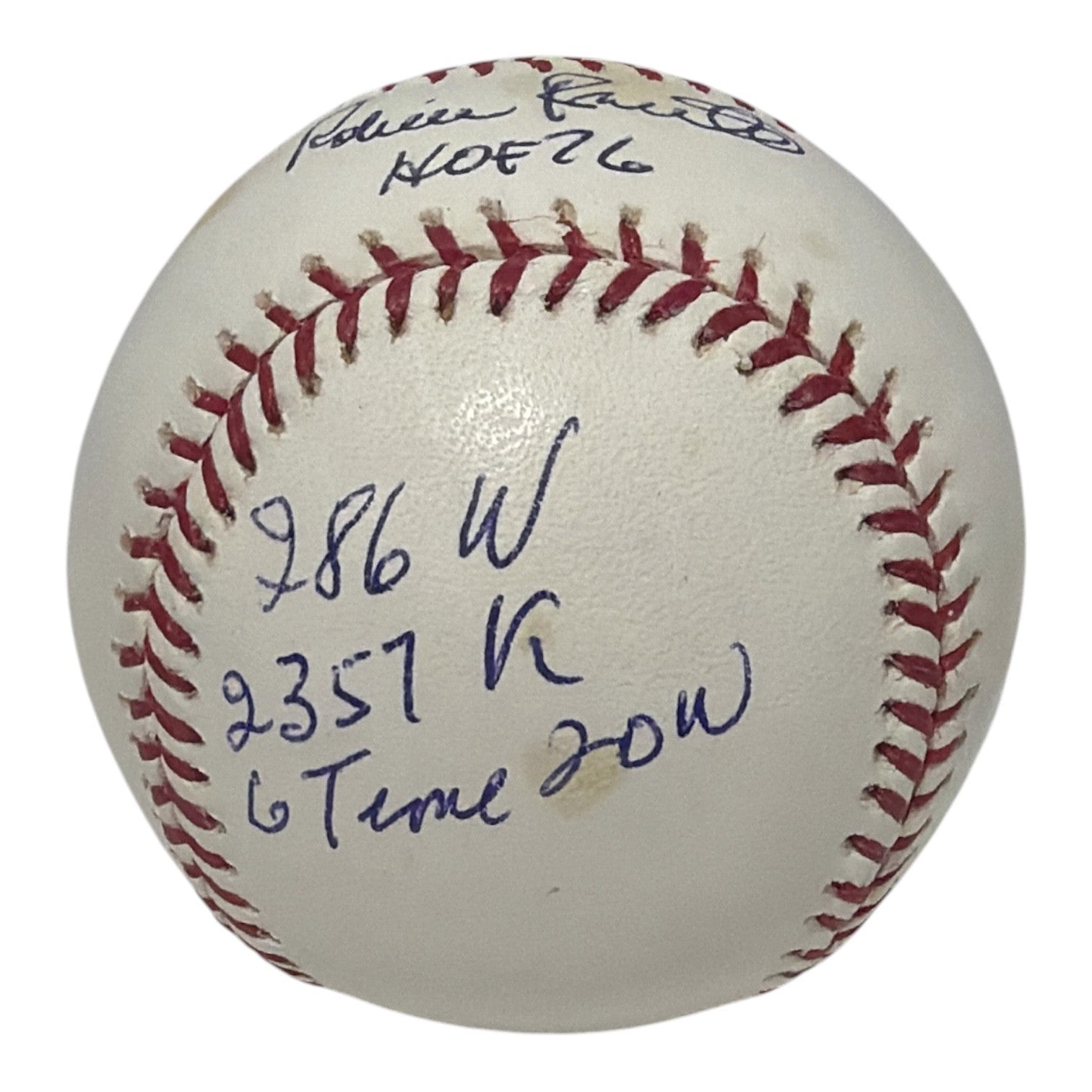 Robin Roberts Signed Autographed ROMLB Baseball w/ 4x Ins JSA COA Phillies1