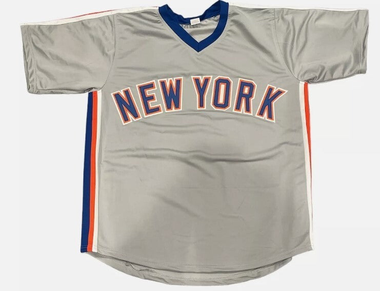 Doc Gooden Signed New York Mets Custom Jersey w/ #16 Retired Beckett W BAS COA2