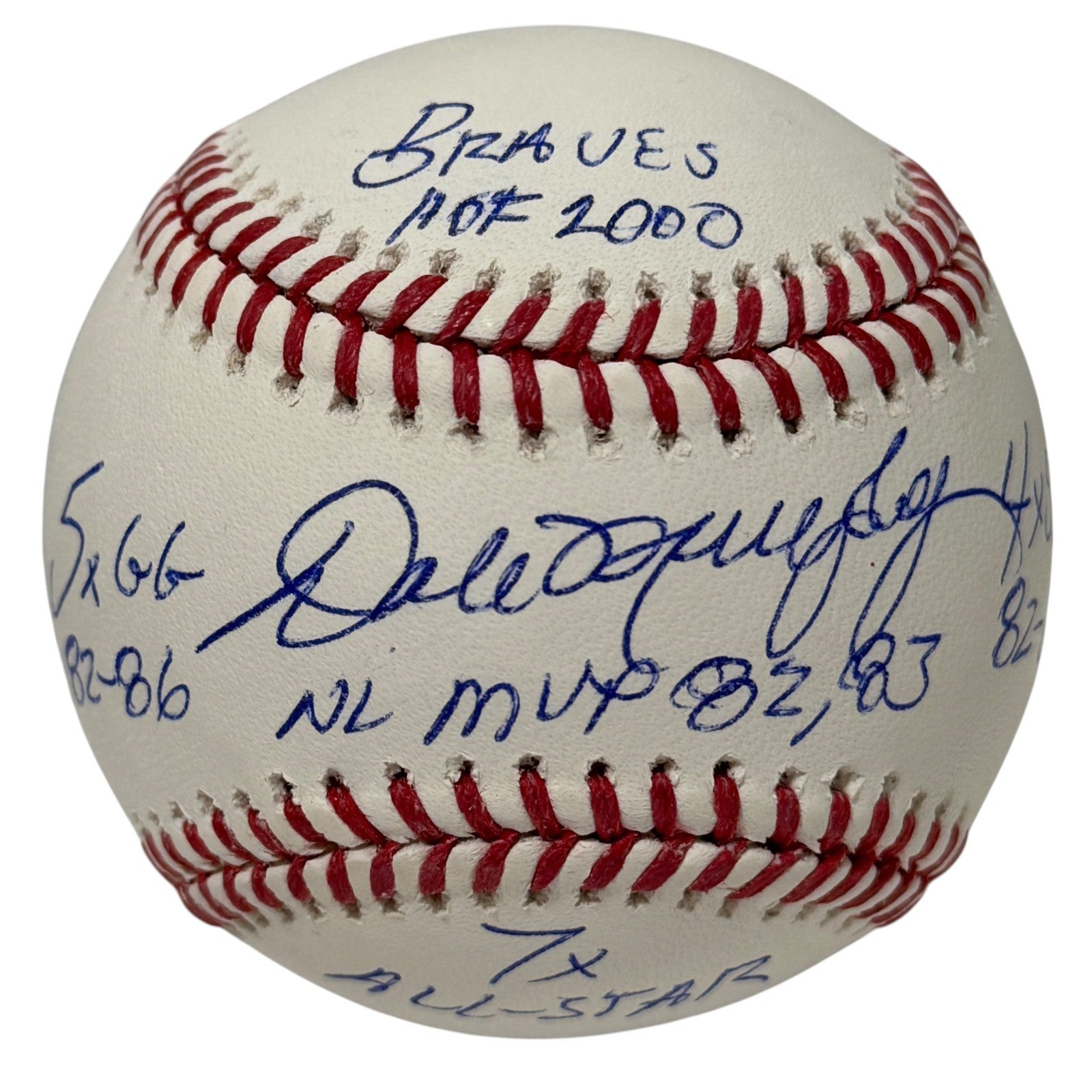 Dale Murphy Signed Autographed ROMLB Baseball w/ 5 Insc JSA COA Atlanta Braves0