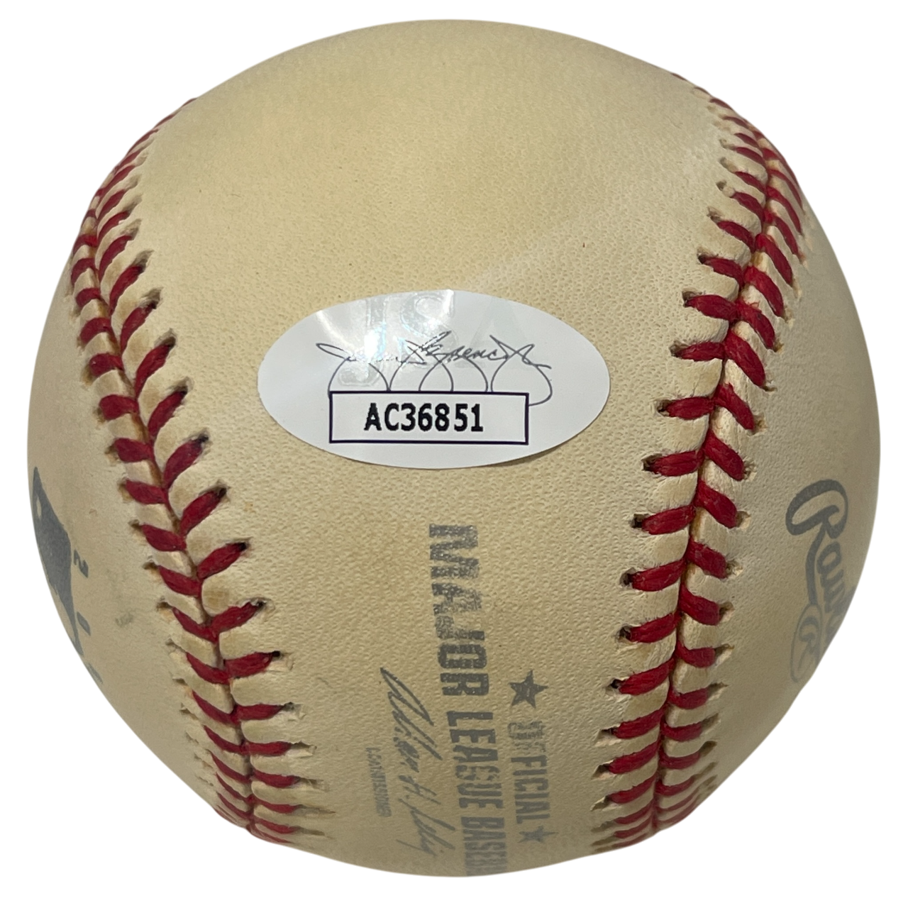 Eddie Murray Signed 2000 Millennium ROMLB Baseball Orioles JSA COA E5