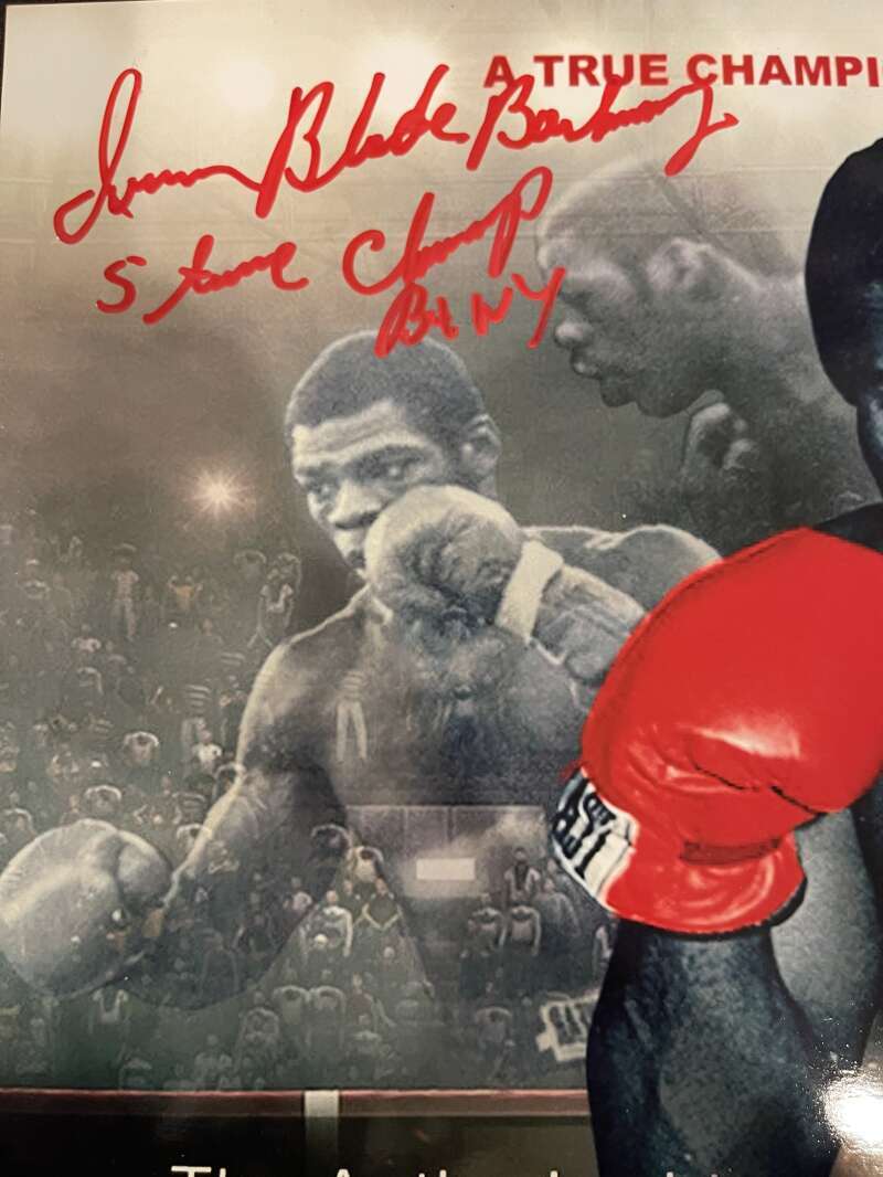 Iran Barkley Signed Autographed 11x14 Photo JSA COA w/ 2 Inscription1