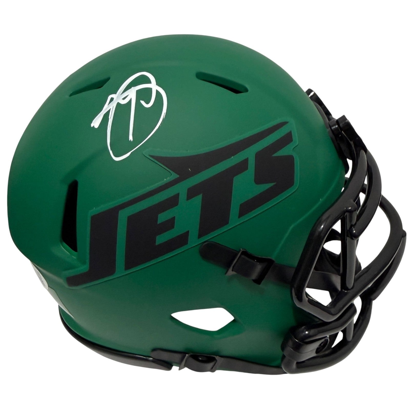 Minkah Fitzpatrick Signed New York Jets Rave Mini Helmet JSA Witness COA0