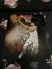 Ben Simmons Signed 20x24 Photo "Reverse" Upper Deck UDA COA 76ers Red Ink0