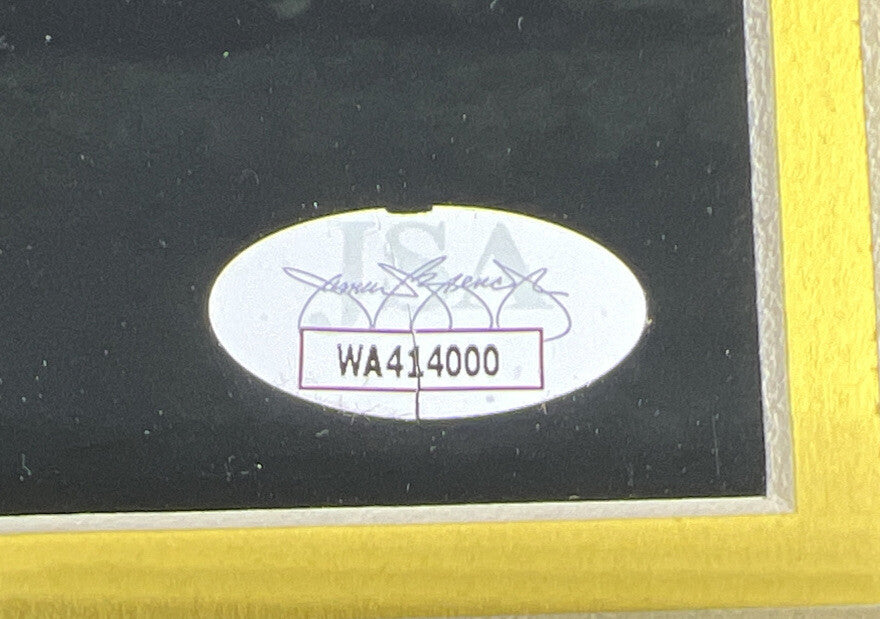 Robin Yount Signed Framed Brewers 11x14 Photo w/ AL MVP 82-89 JSA WIT COA2