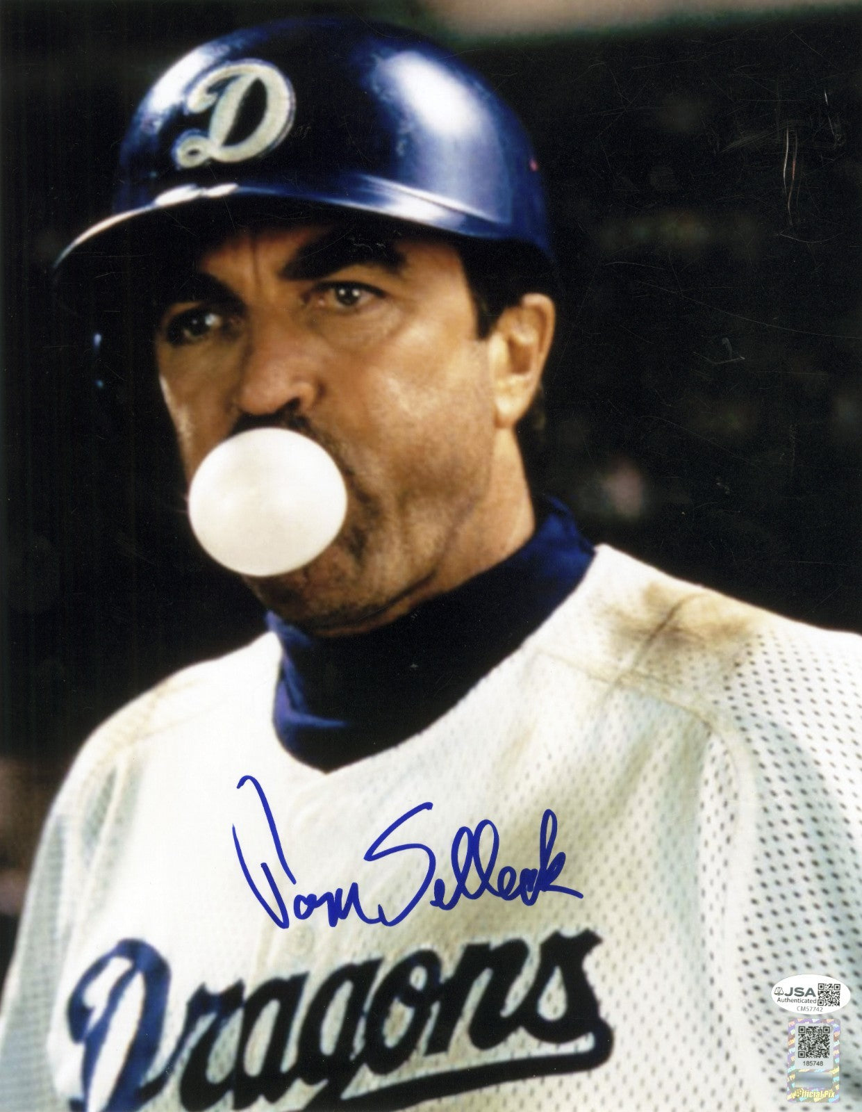 Tom Selleck Mr. Baseball Jack Elliot Signed 11x14 Photo Official Pix + JSA COA0