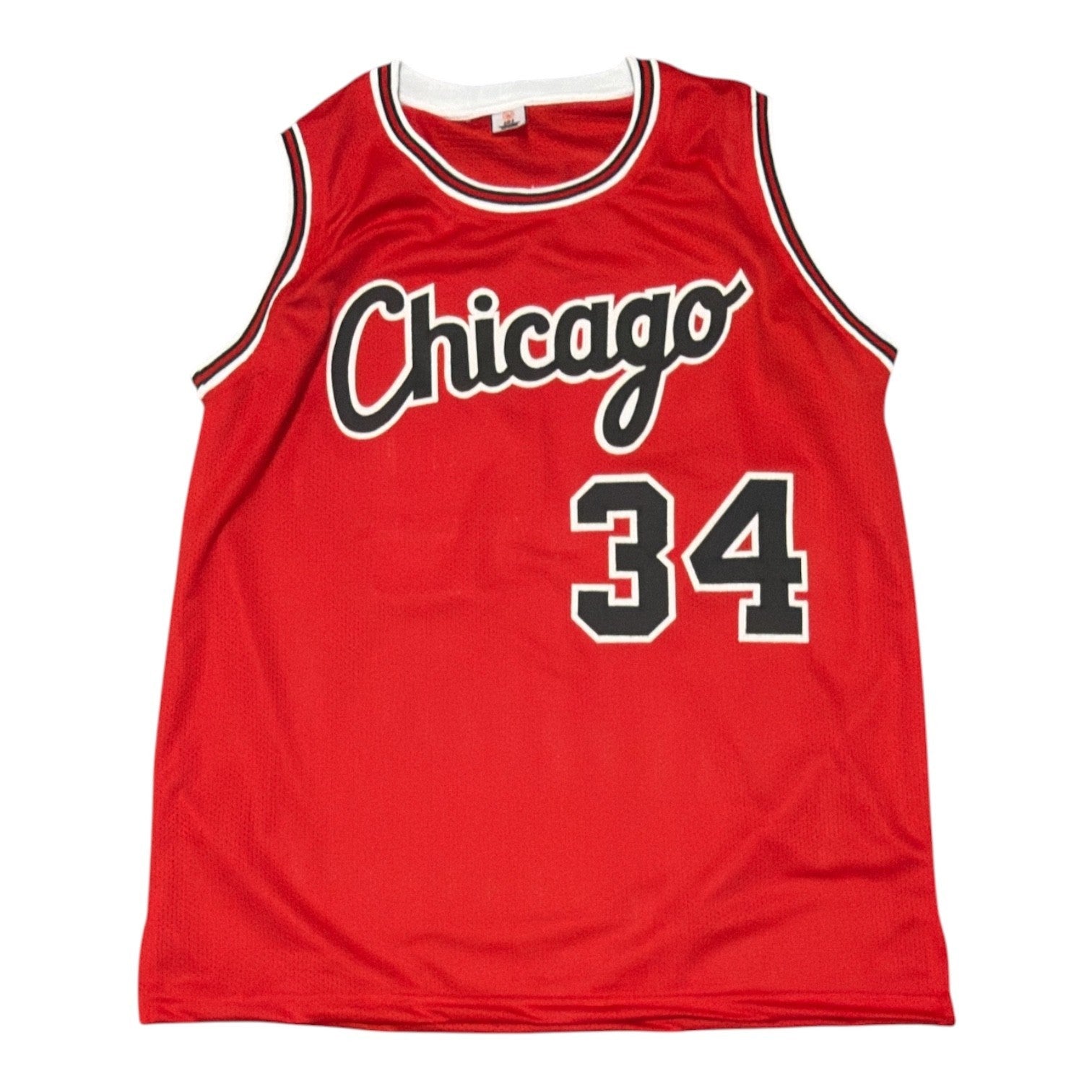 Charles Oakley Signed Autographed Chicago Bulls Custom Jersey JSA Witness COA2