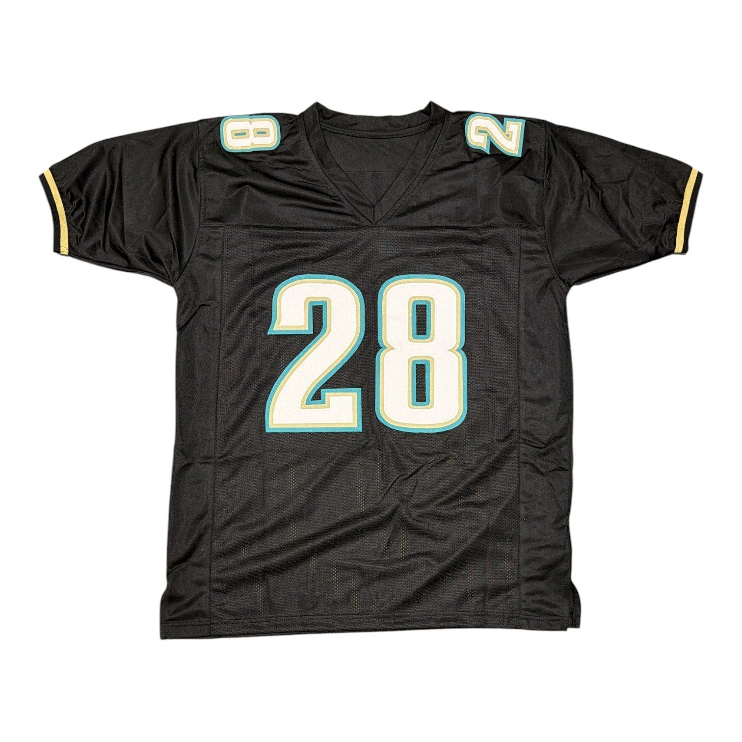 Fred Taylor Signed Jacksonville Jaguars Custom Jersey Beckett Witness BAS COA2