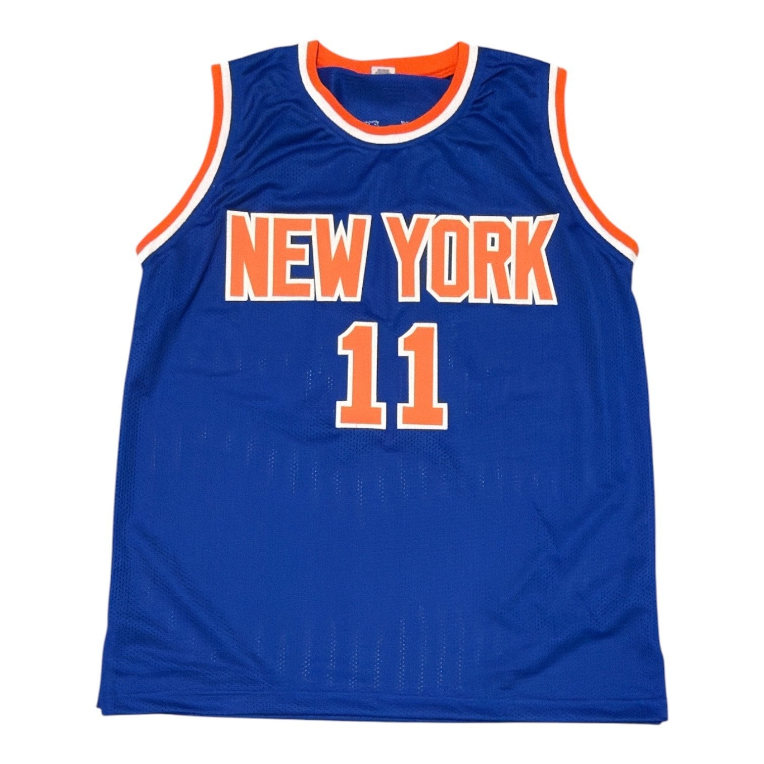 Bob McAdoo Signed New York Knicks Custom Jersey w/ HOF 2000 JSA Witness COA2