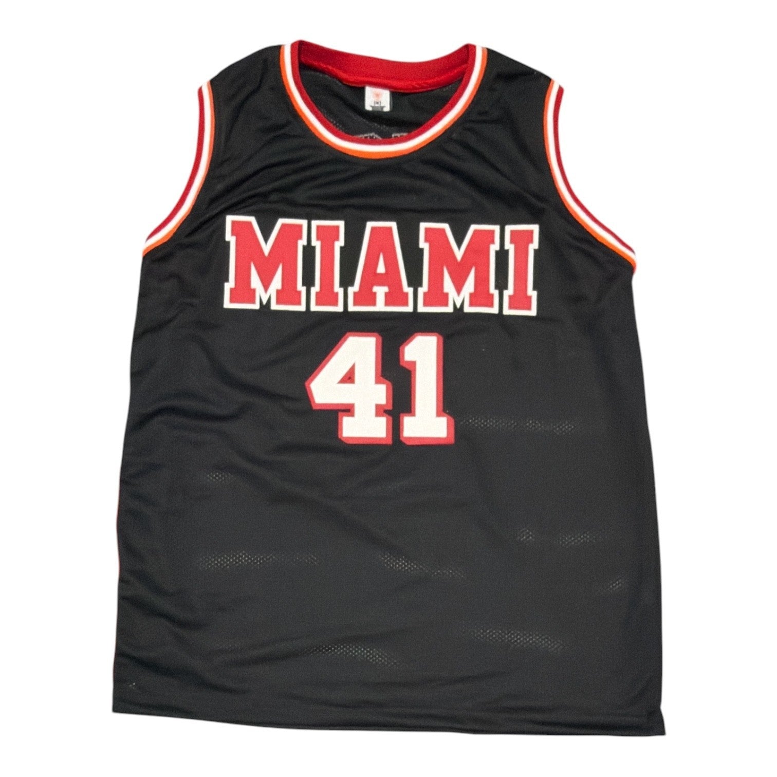 Glen Rice Signed Autographed Miami Heat Custom Jersey JSA Witness COA2