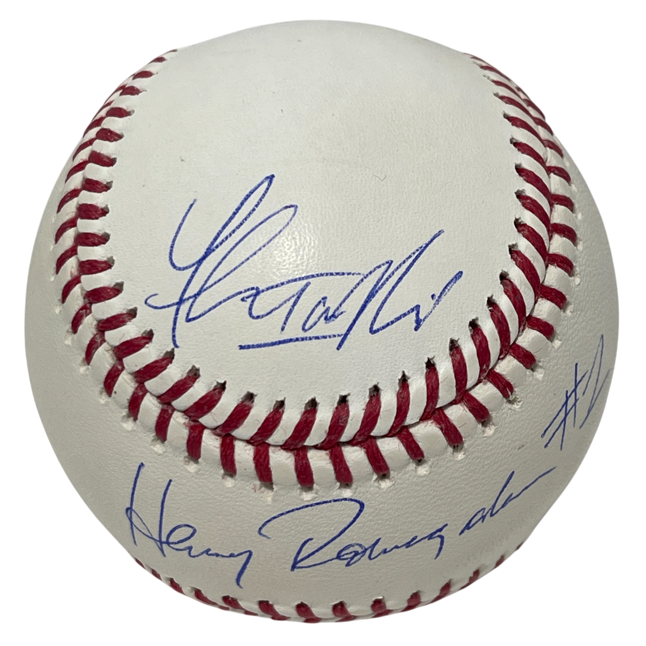 Thomas Ian Nicholas Signed ROMLB Baseball w/ 2 Ins Beckett Witness BAS COA1