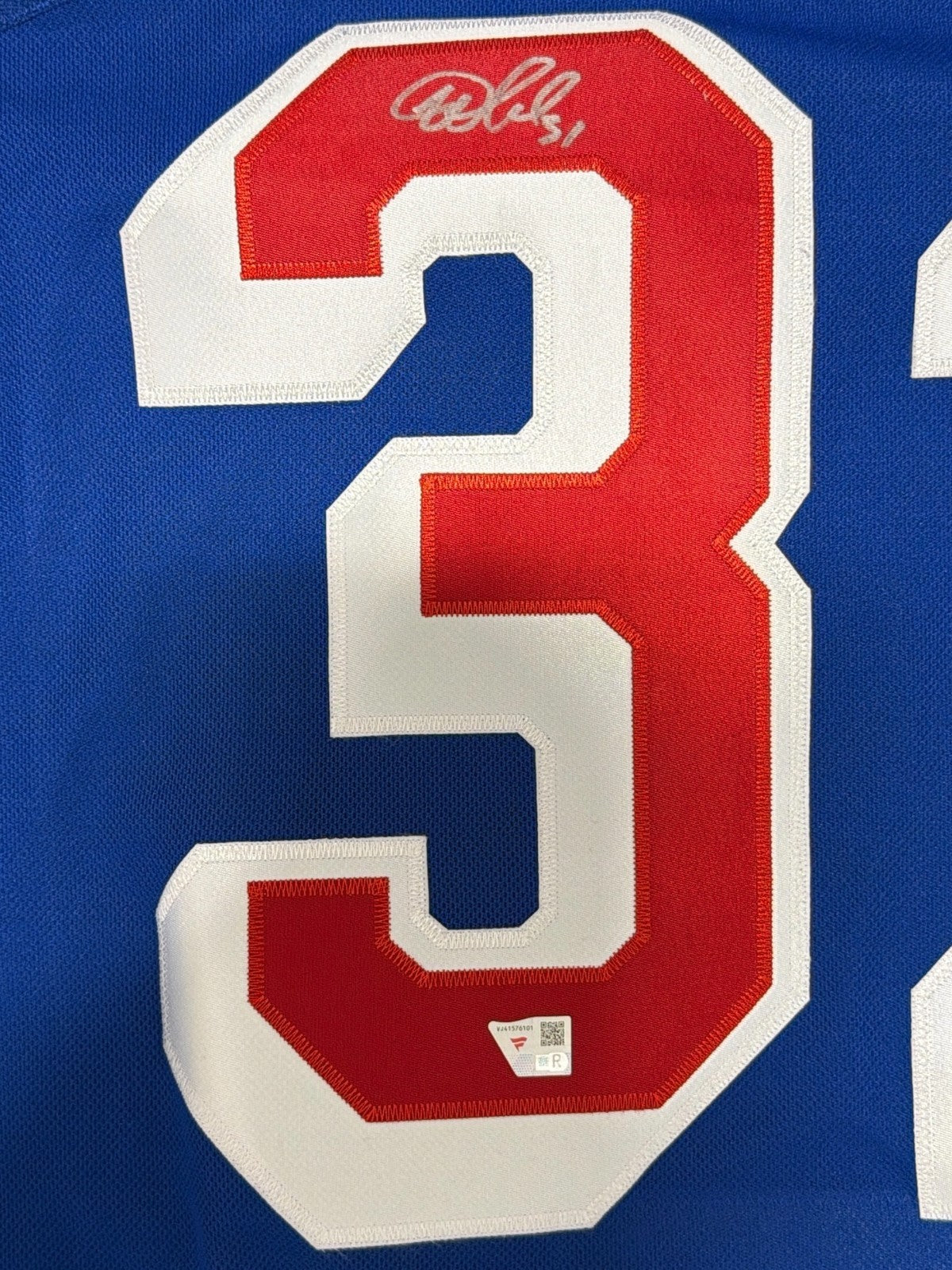 Igor Shesterkin Signed New York Rangers Blue Adidas Jersey FANATICS COA1