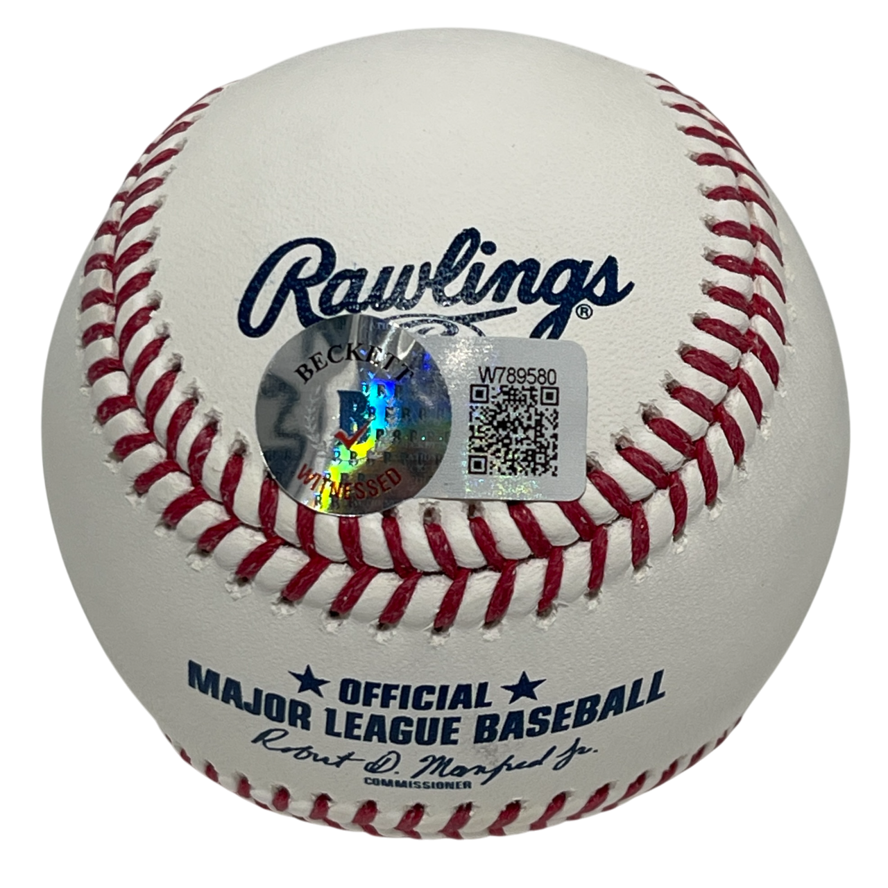 Kevin Parada Signed ROMLB Baseball w/ LFGM! Beckett Witness BAS COA NY Mets1