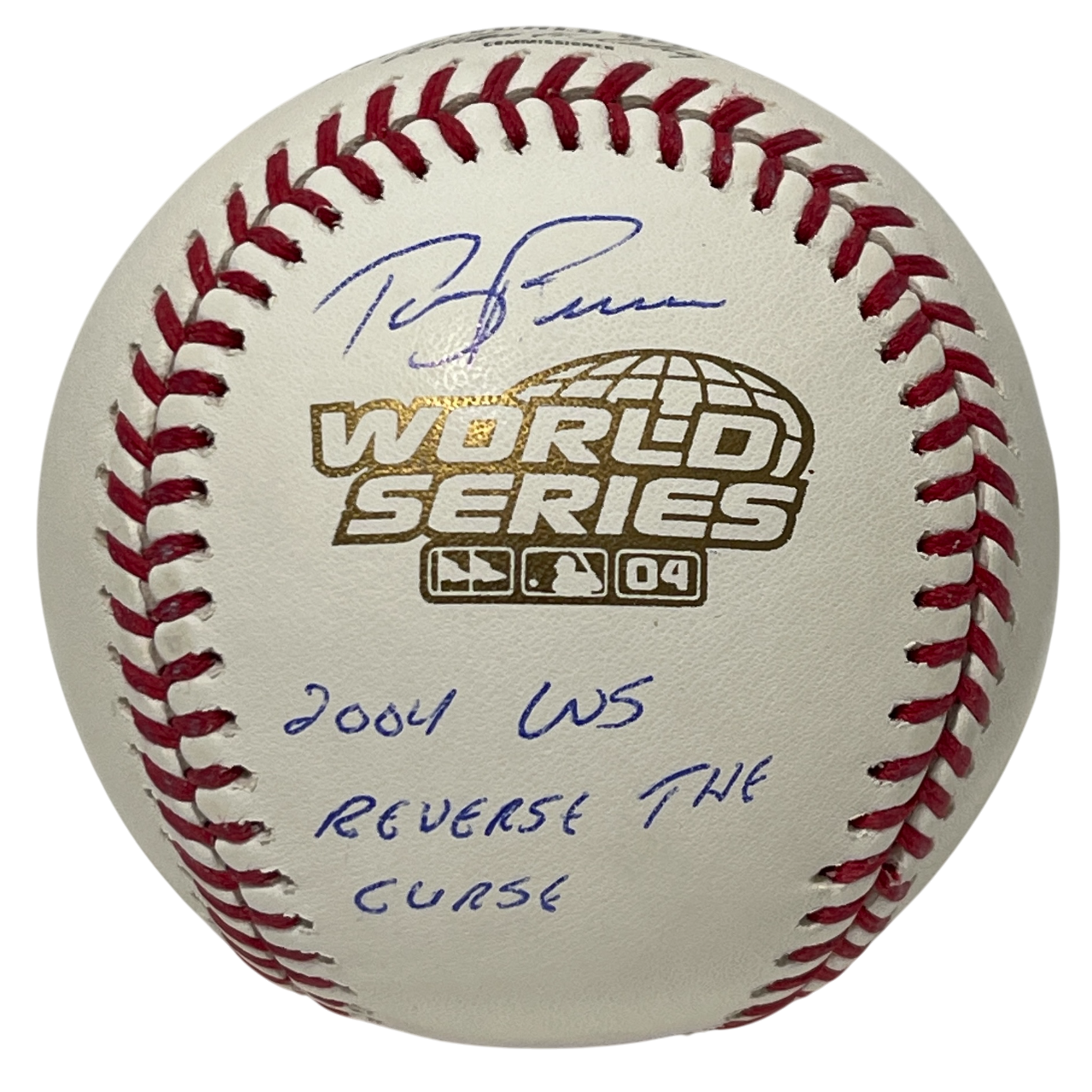 Terry Francona Signed Auto 2004 WS ROMLB Baseball w/ 2 Ins JSA COA Red Sox0