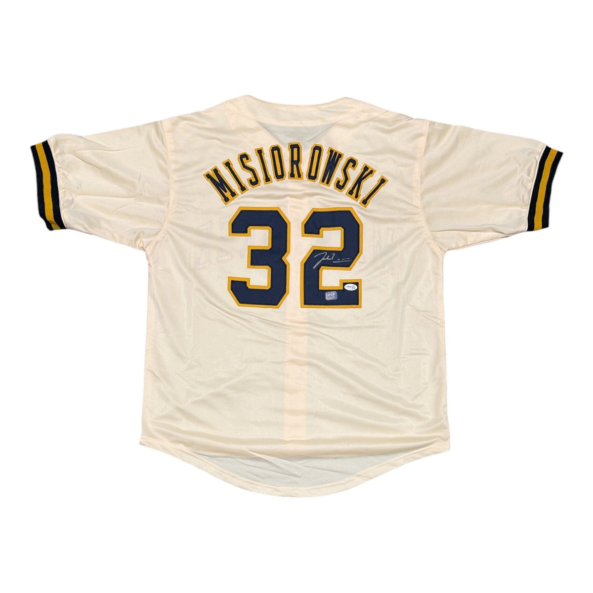 Jacob Misiorowski Signed Milwaukee Brewers Custom Jersey Prova + JSA COA0