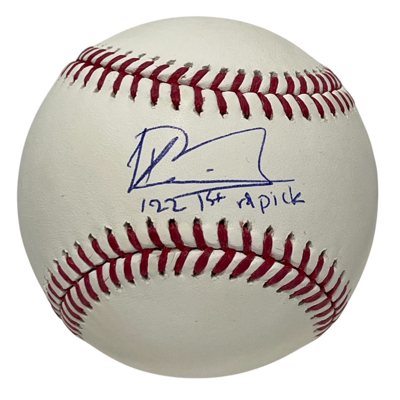Kevin Parada Signed ROMLB Baseball w/ '22 1st Rd Pick Beckett BAS COA Mets0