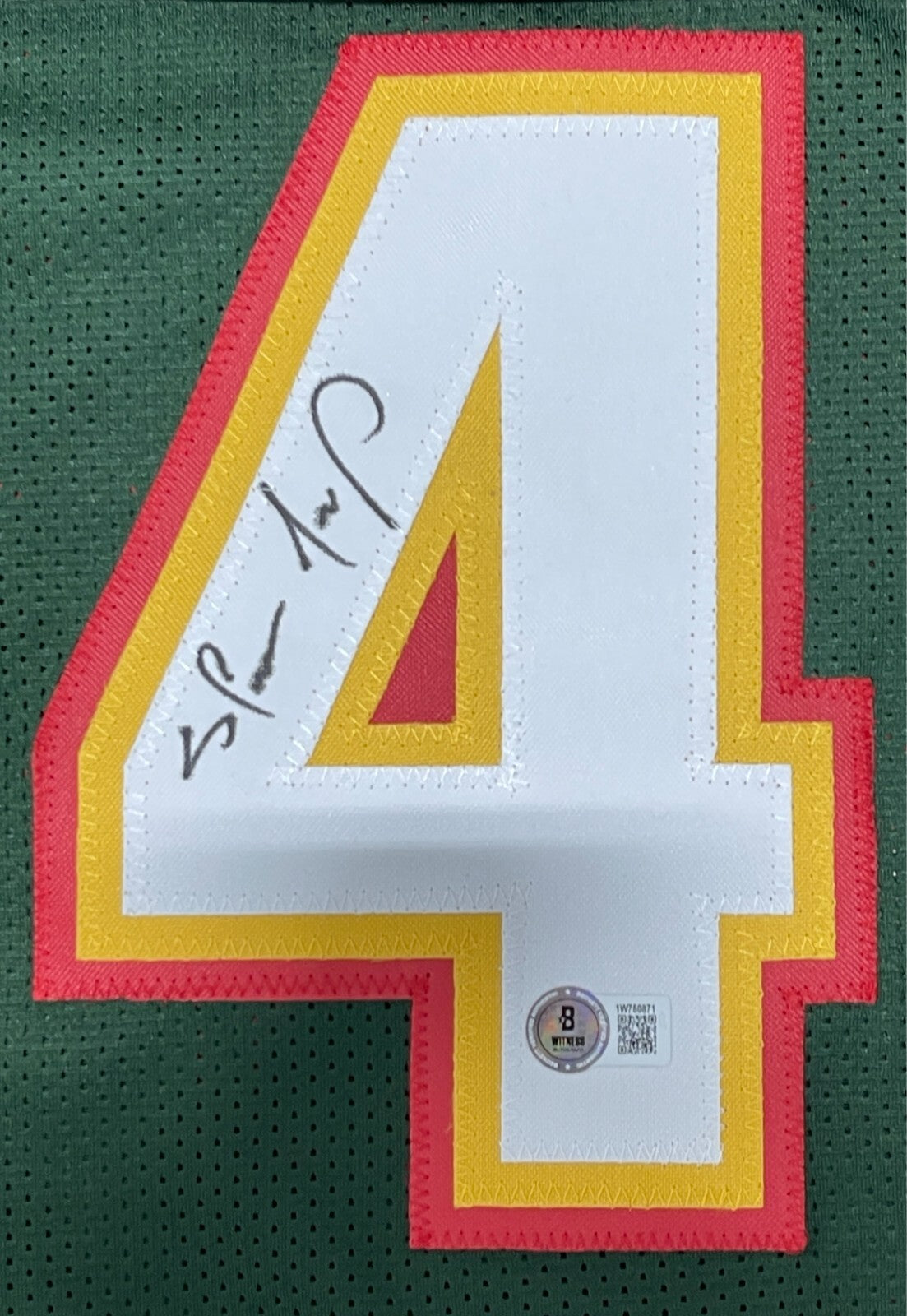 Shawn Kemp Signed Seattle Supersonics Custom Jersey Beckett Witness BAS COA1
