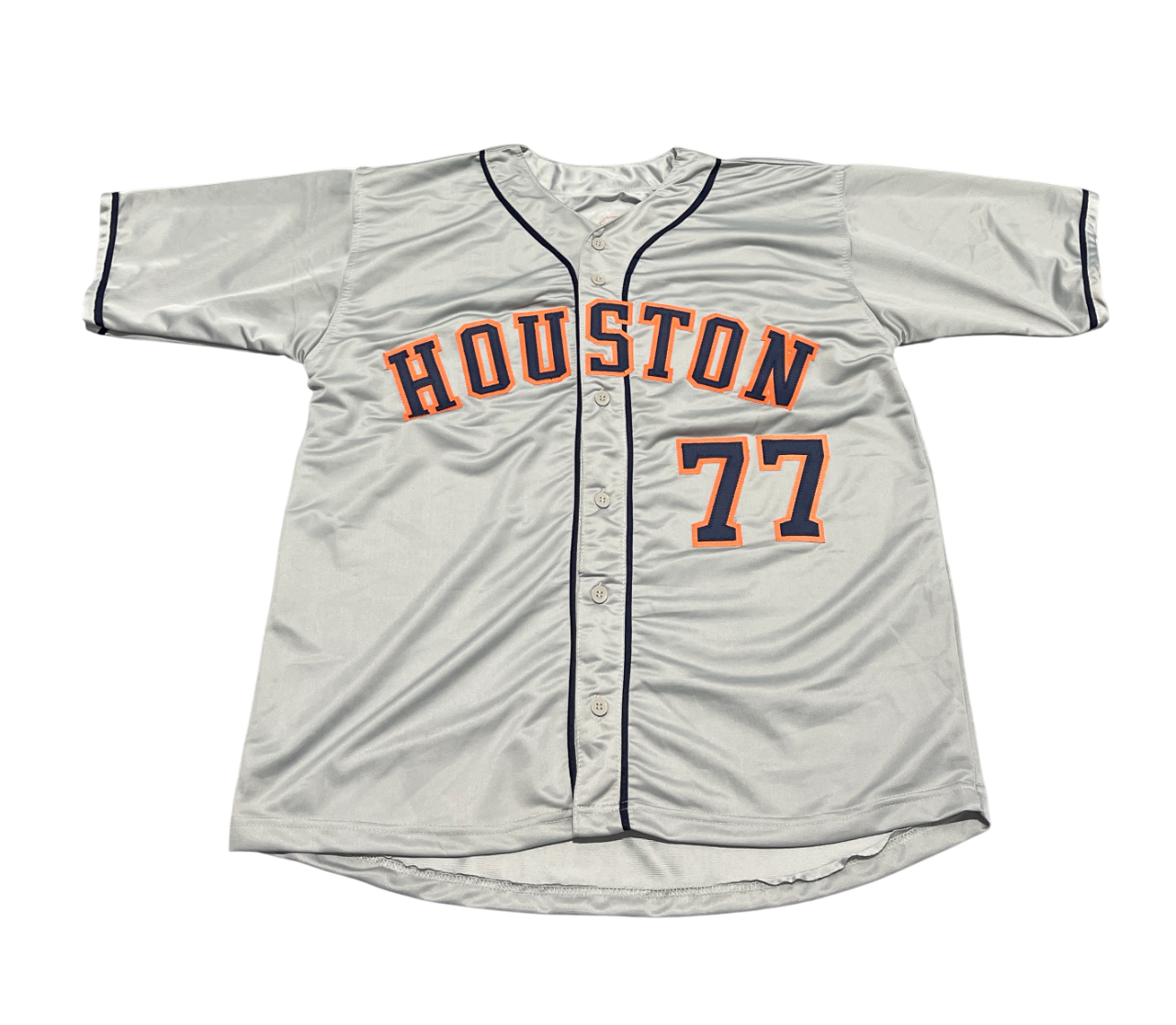 Luis Garcia Signed Houston Astros Custom Jersey Beckett Witness BAS COA2