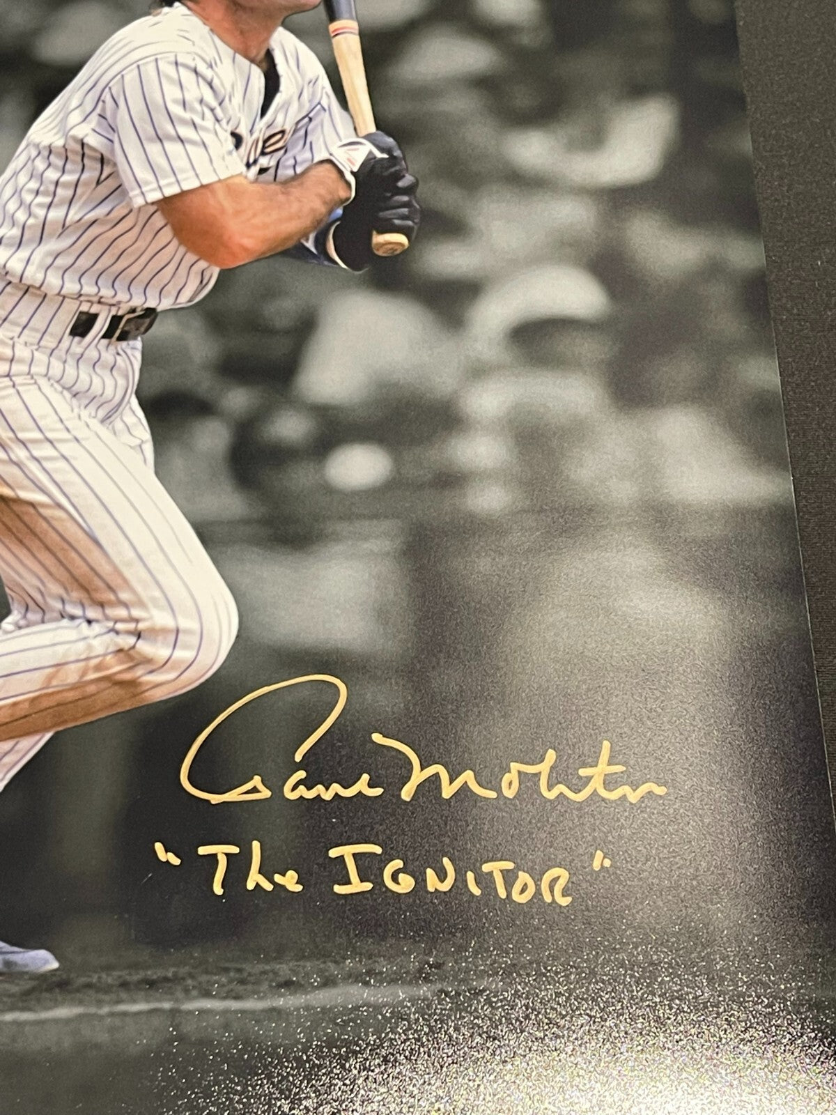 Paul Molitor Signed Milwaukee Brewers 11x14 Photo w/ The Ignitor JSA WIT COA1