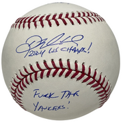 Doug Mientkiewicz Signed ROMLB Baseball w/ 3 Ins Beckett Witness BAS COA0