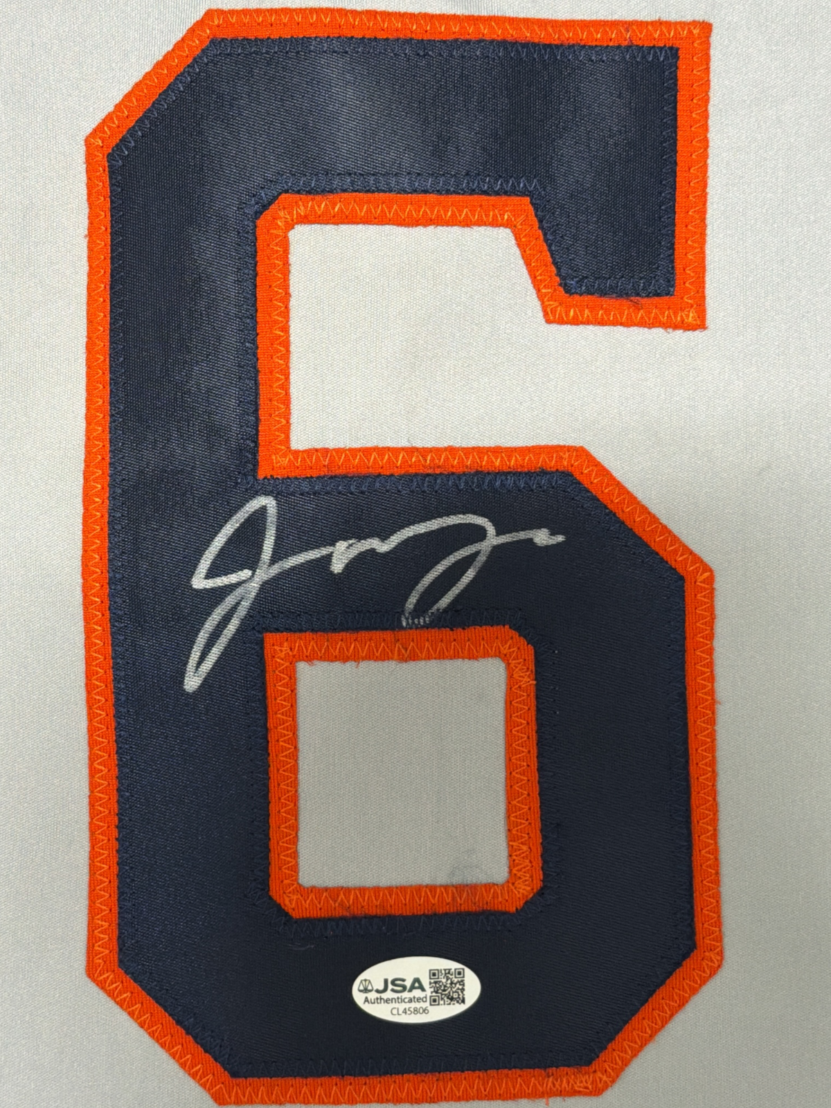 Jake Meyers Signed Autographed Houston Astros Custom Jersey JSA COA1