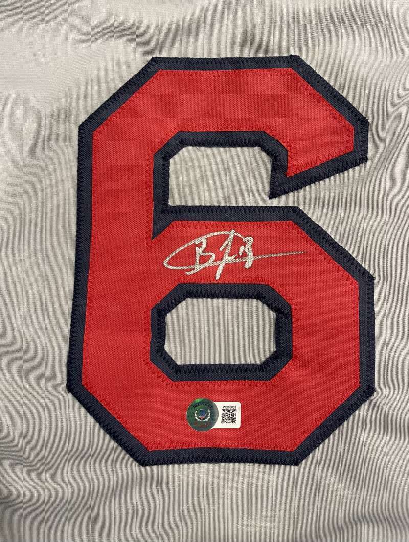 Brayan Bello Signed Boston Red Sox Custom Jersey Beckett Witness BAS COA1