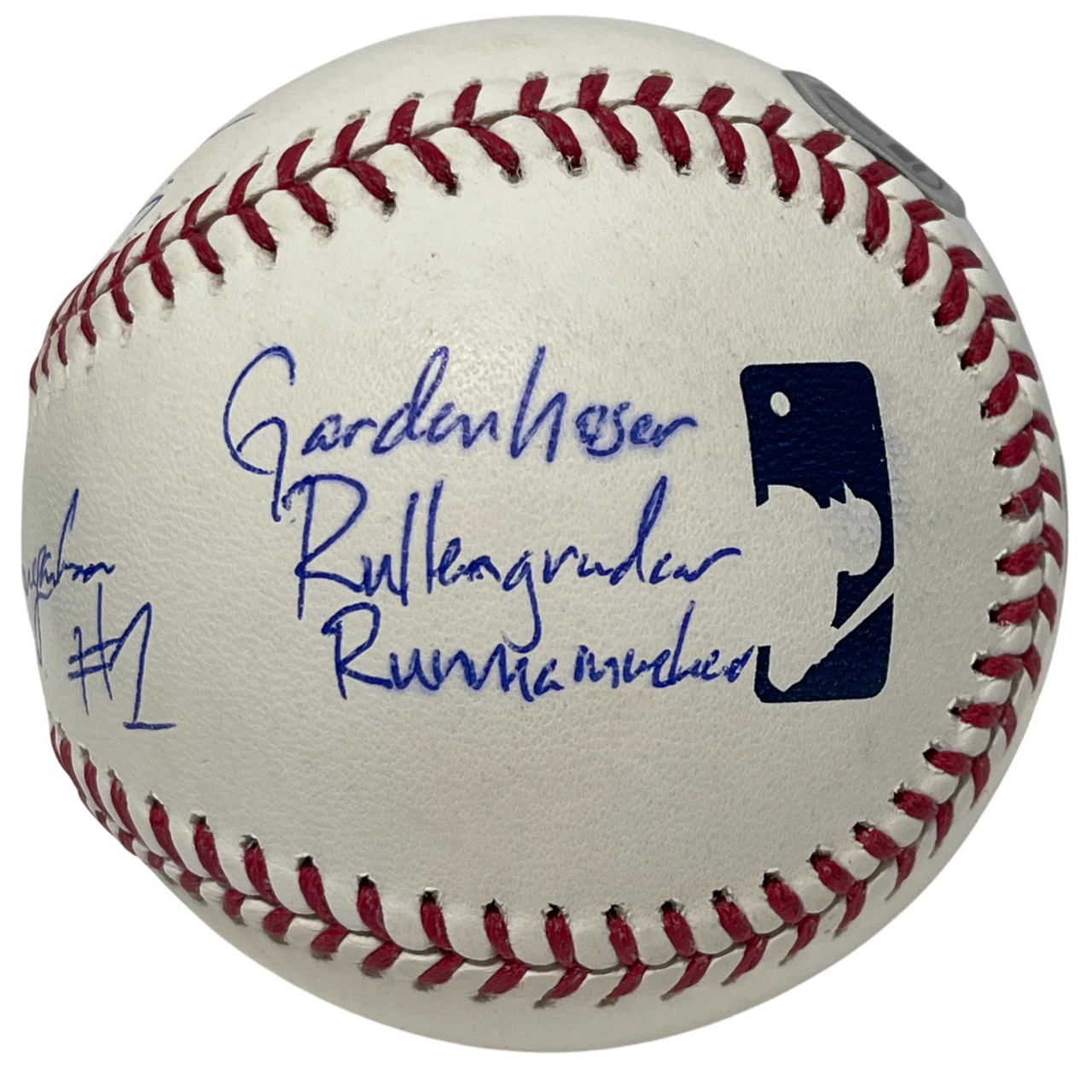 Thomas Ian Nicholas Signed ROMLB Baseball w 7 Names Ins Beckett Witness BAS COA4