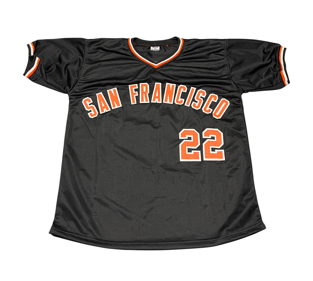 Jack Clark Signed SF Giants Custom Jersey w/ F**k the Dodgers Beckett W BAS COA2