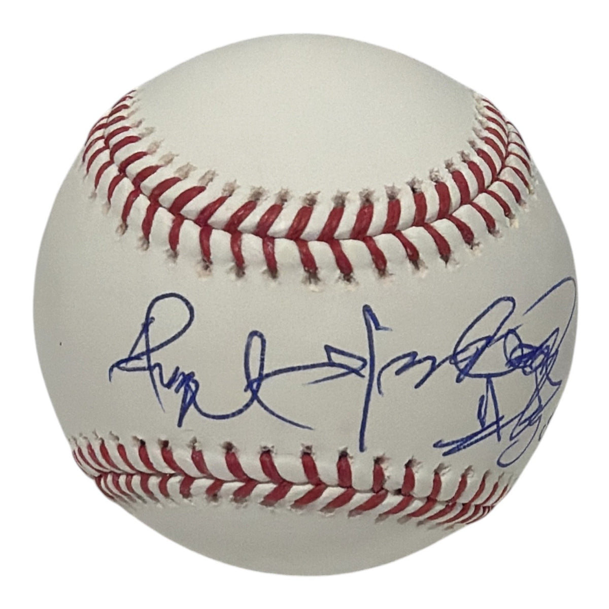 Angel Hernandez Signed Autographed ROMLB Baseball w/ 02 WS JSA COA Umpire0