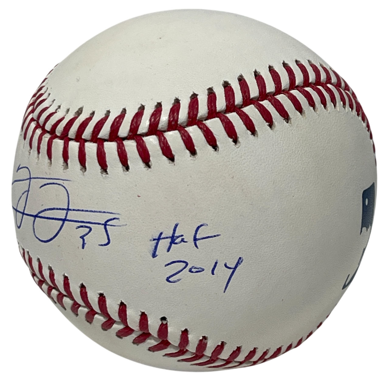 Frank Thomas Signed ROMLB Baseball w/ HOF 2014 Beckett Witness BAS COA1