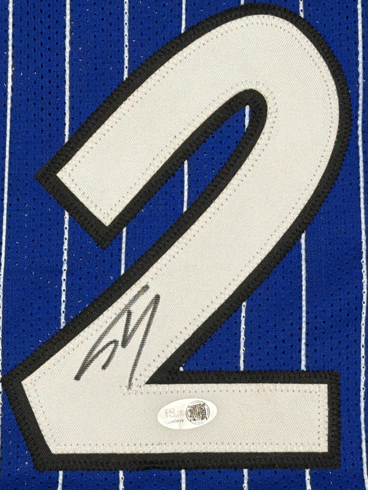 Shaquille O'Neal Signed Orlando Magic Custom Jersey JSA Witness COA Shaq1
