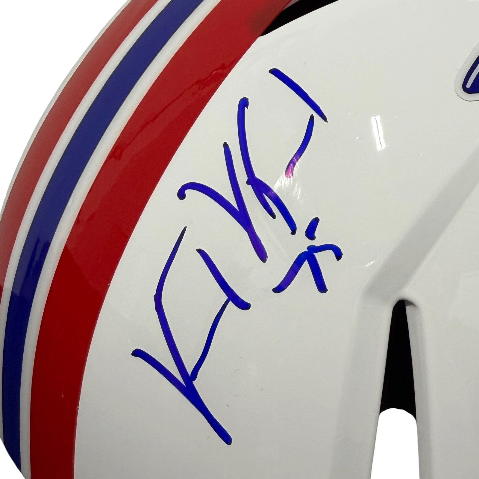 Vince Wilfork Signed Patriots TB FS Full Size Helmet w/ SB Insc JSA W COA1