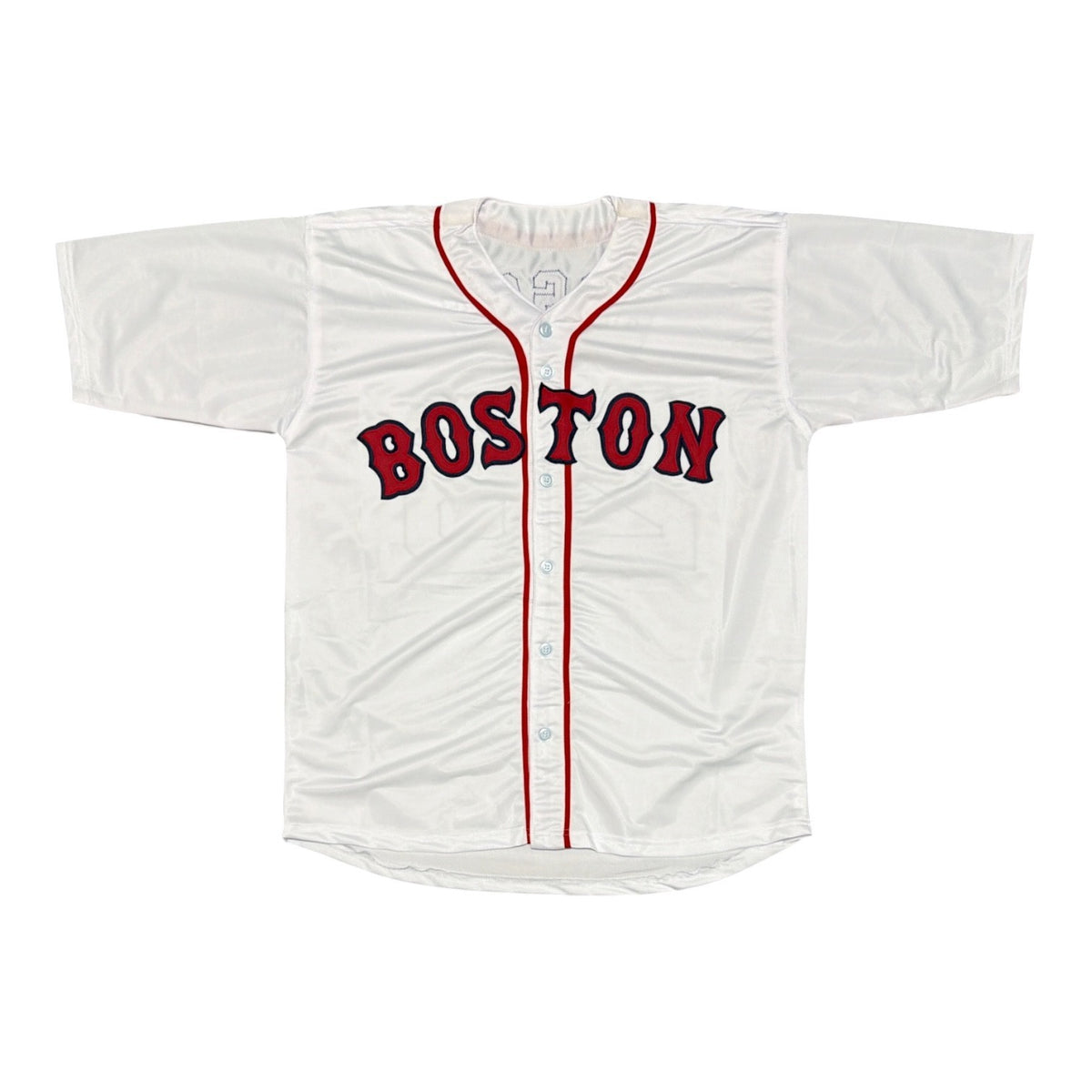 Wade Boggs Signed Boston Red Sox Custom Jersey Beckett Witness BAS COA1
