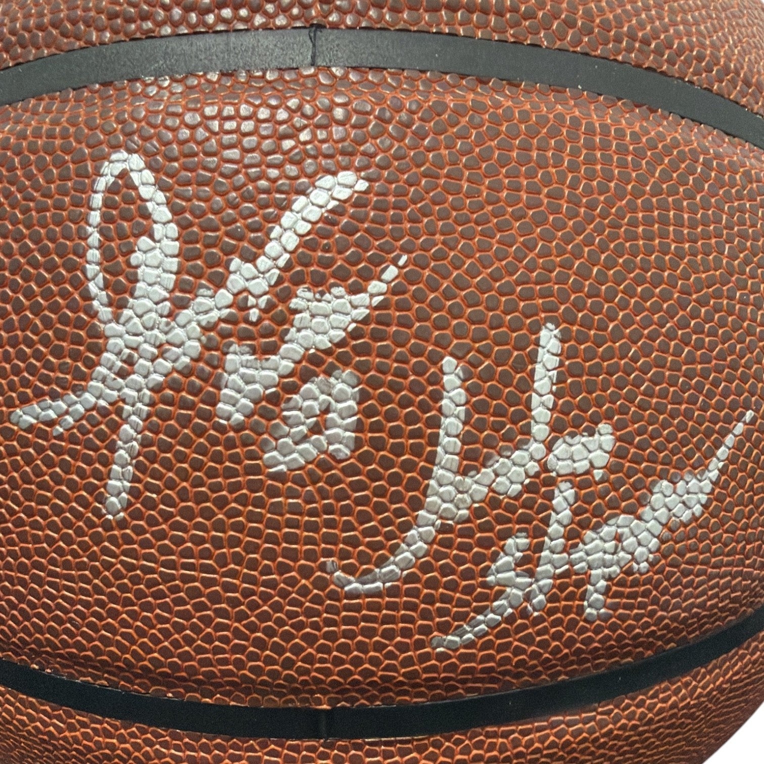 Gerald Wilkins Signed Autographed Knicks Basketball w/ Jordan Stopper JSA W COA1