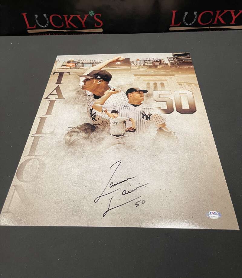 Jameson Taillon Signed Auto Autographed 16x20 Photo Composite PSA COA Yankees0