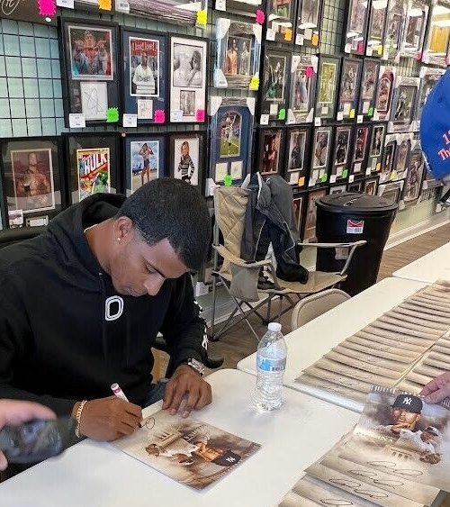 Luis Medina Signed Auto Autographed 16x20 Photo Composite PSA COA Yankees3