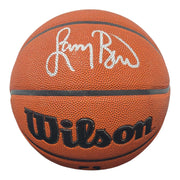 Larry Bird Signed Autographed Wilson NBA Basketball JSA Witness COA + Bird Holo0
