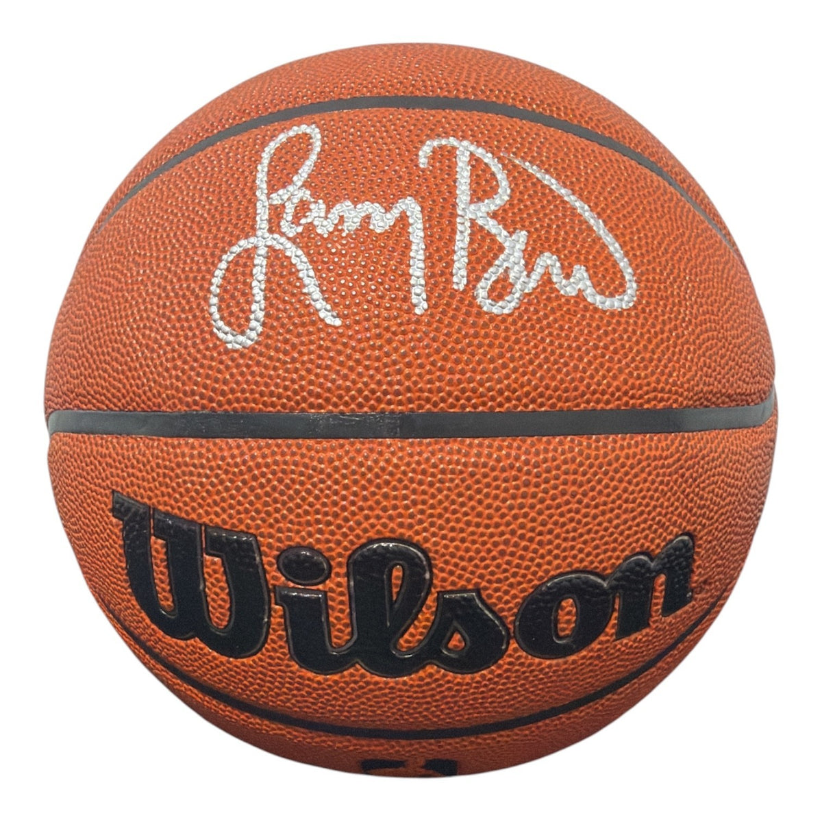 Larry Bird Signed Autographed Wilson NBA Basketball JSA Witness COA + Bird Holo0