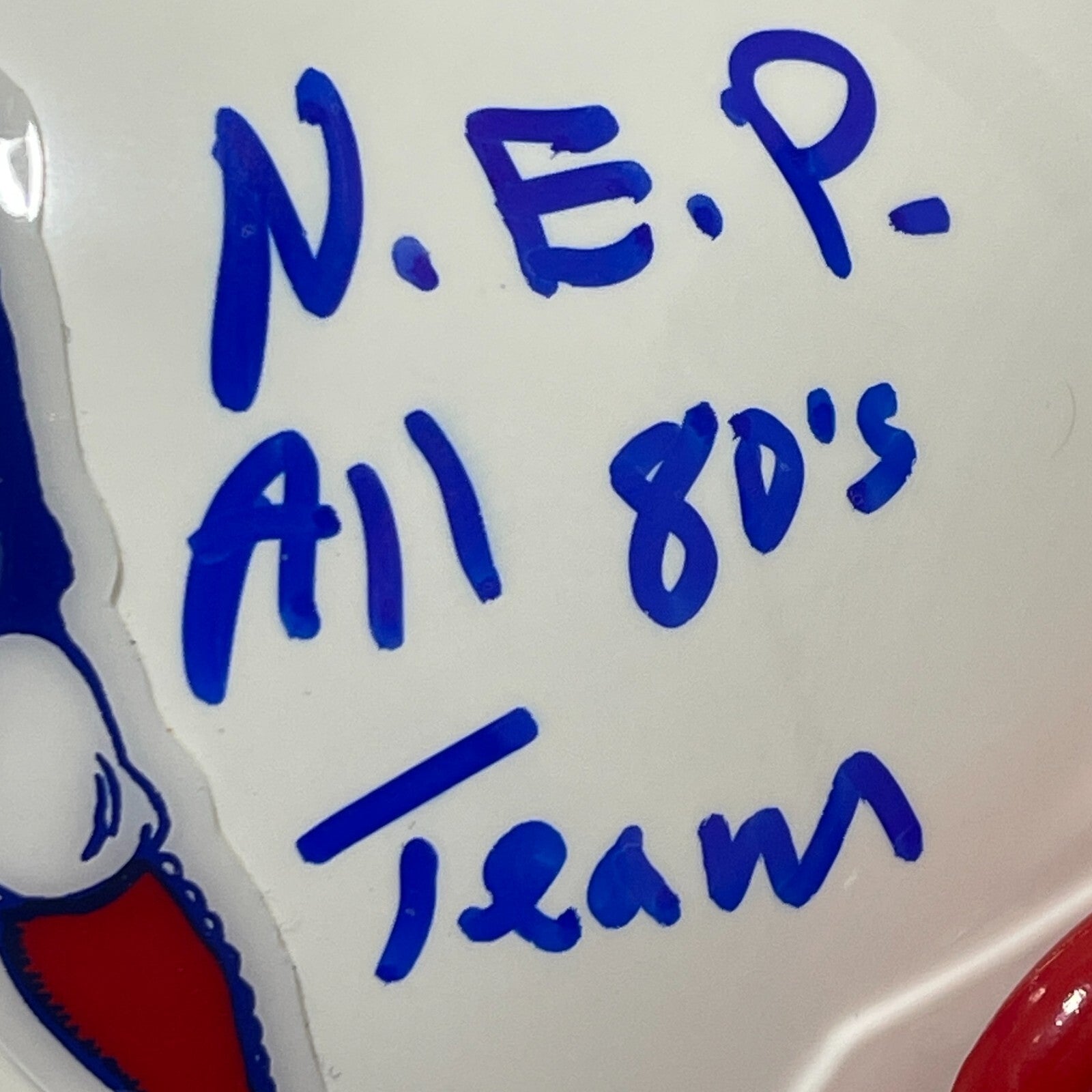 Ronnie Lippett Signed Patriots TB Mini Helmet w/ NEP All 80s Beckett W BAS COA2