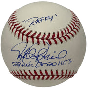 Rafael Palmeiro Signed Autographed ROMLB Baseball w/ 3 Insc JSA COA Rangers0