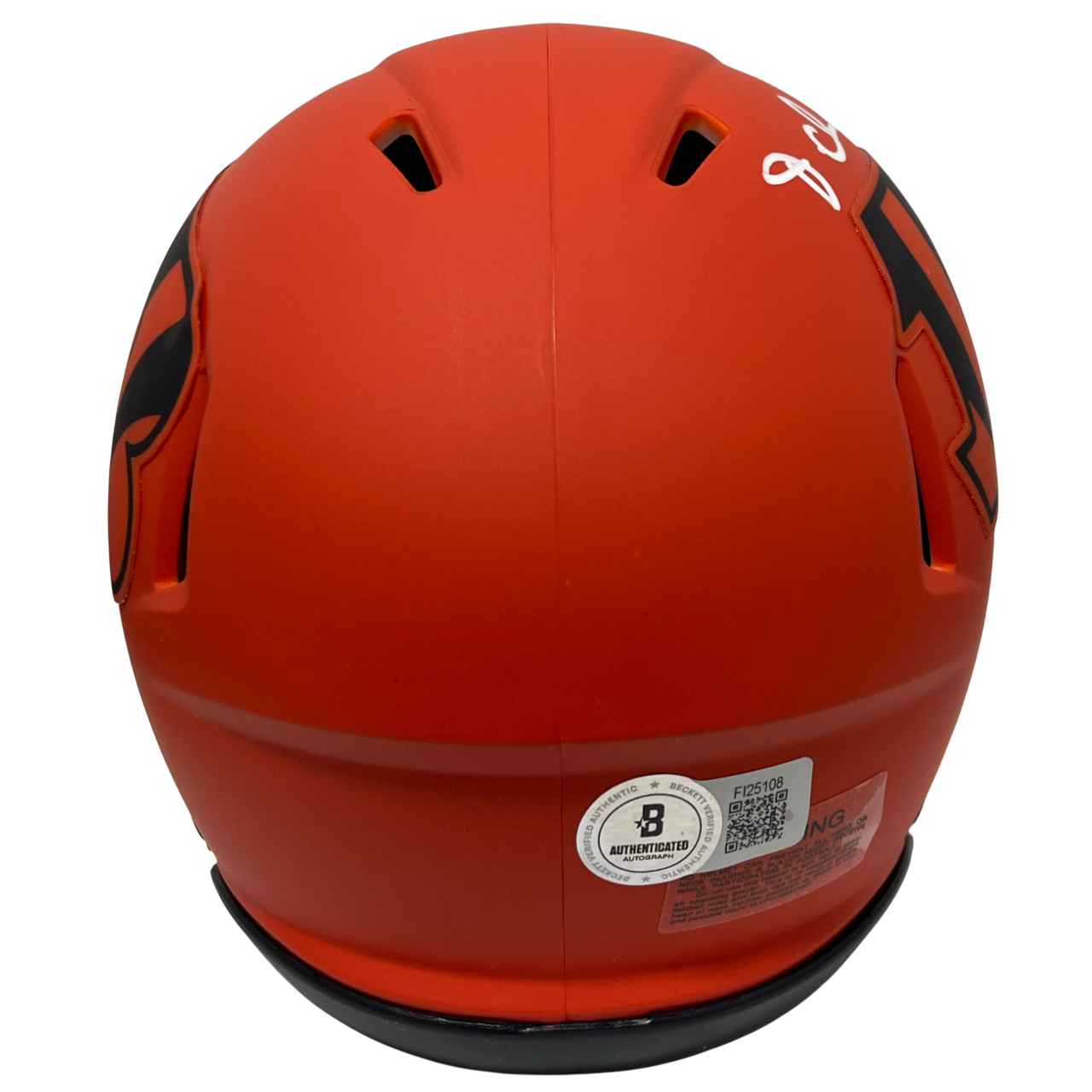 Ja'Marr Chase Signed Cincinnati Bengals Rave Mini Helmet Beckett BAS COA2