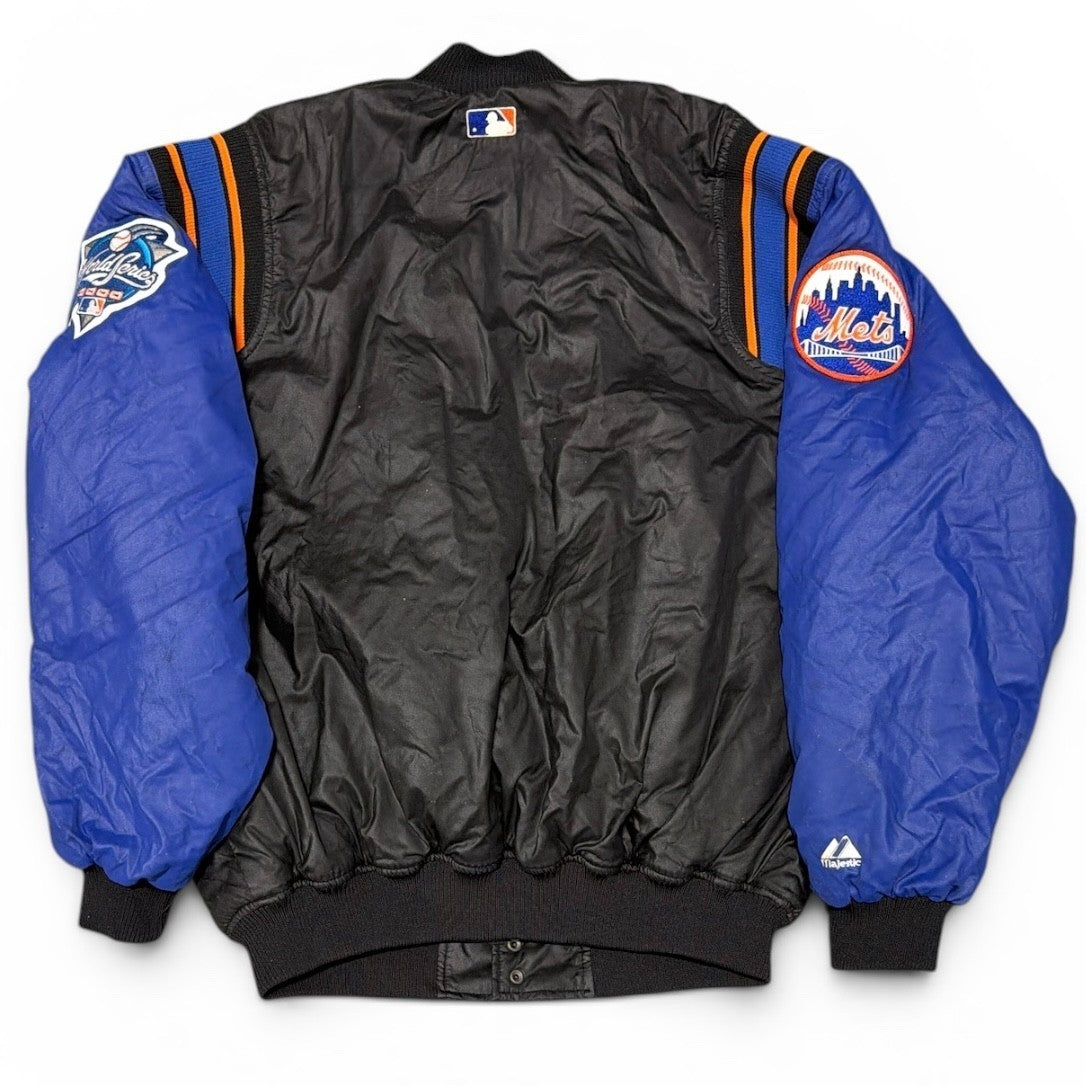Mike Bordick Signed Game Worn 2000 World Series Jacket New York Mets JSA Wit COA3