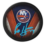 Bo Horvat Signed New York Islanders Jersey Puck Beckett Witness BAS COA0