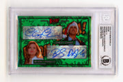 Chevy Chase Beverly D'Angelo 2024 Hits Mem BOOM Green 1/1 Signed BGS BAS Auto0