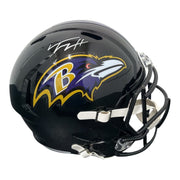 Trey Hendrickson Signed Ravens Speed FS Full Size Helmet JSA Witness COA0