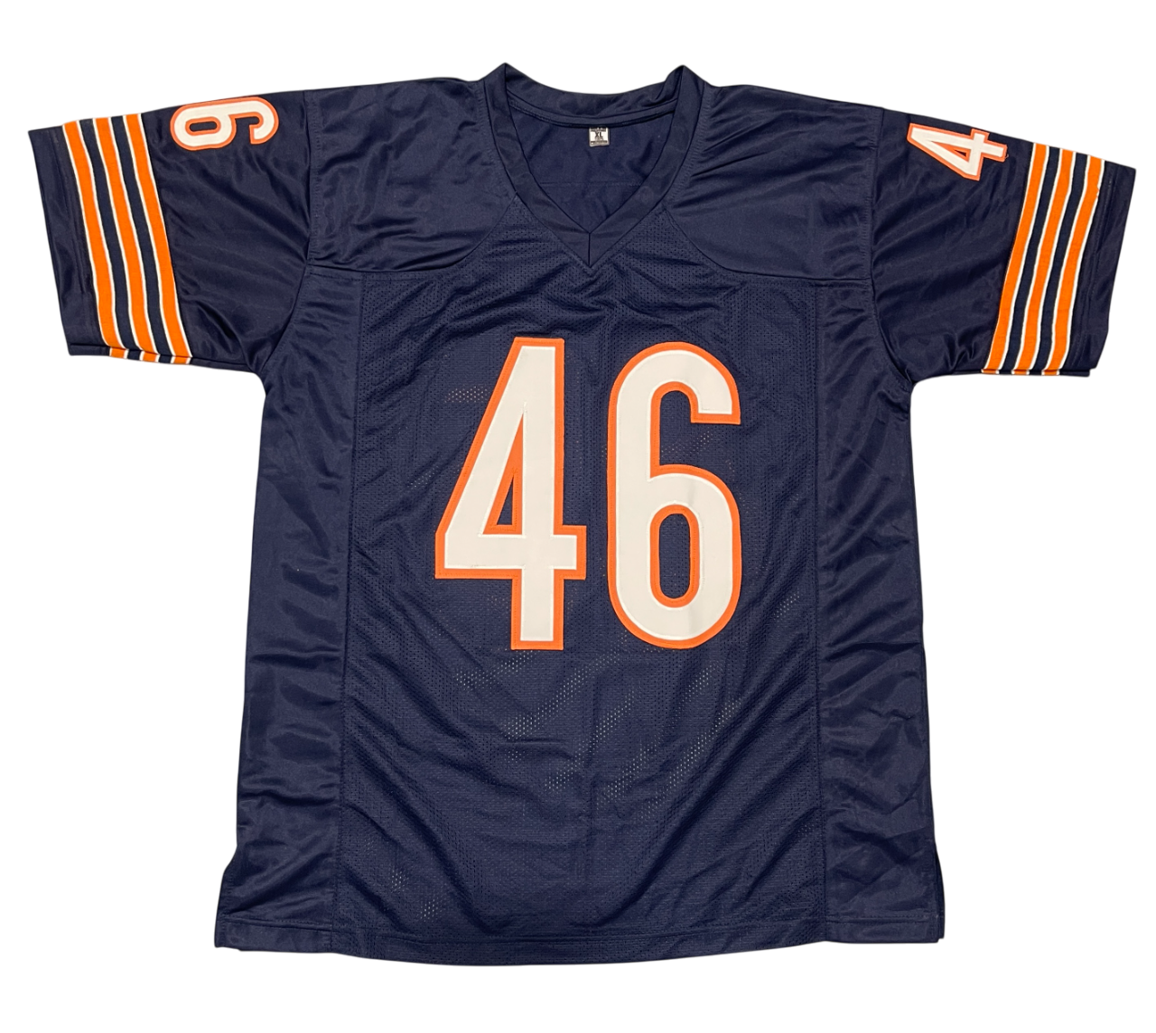 Doug Plank Signed Chicago Bears Custom Jersey w/ 46 Defense Beckett BAS COA2