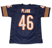 Doug Plank Signed Chicago Bears Custom Jersey w/ 46 Defense Beckett BAS COA0